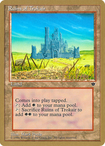 Ruins of Trokair (Preston Poulter) [Pro Tour Collector Set]