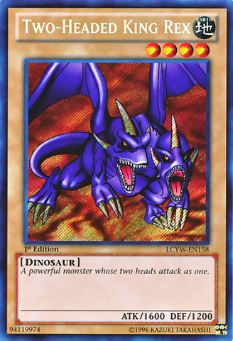 Two-Headed King Rex [LCYW-EN158] Secret Rare