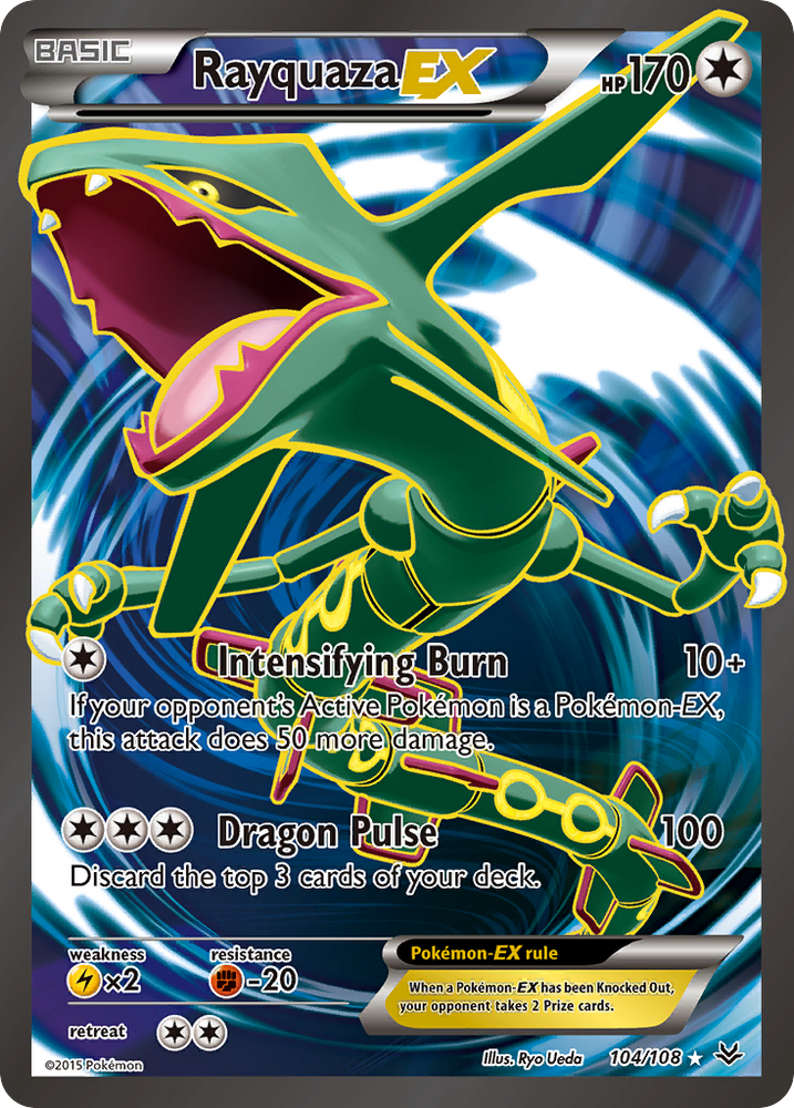 Rayquaza EX (104/108) [XY: Roaring Skies]