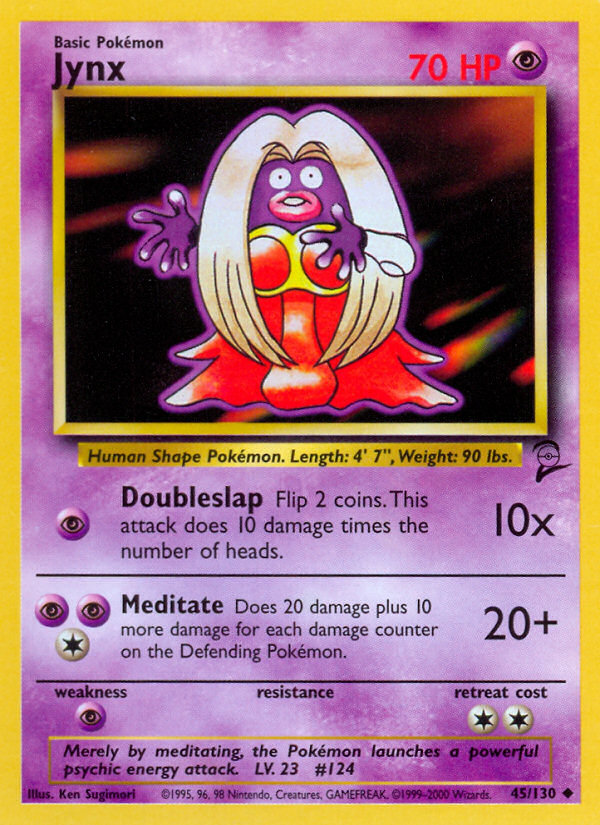 Jynx (45/130) [Base Set 2]