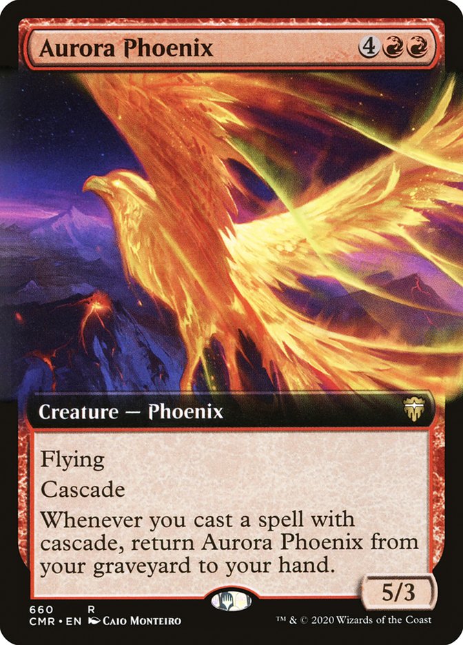 Aurora Phoenix (Extended) [Commander Legends Extended]