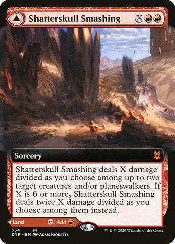 Shatterskull Smashing // Shatterskull, the Hammer Pass (Extended) [Zendikar Rising Extended Art]