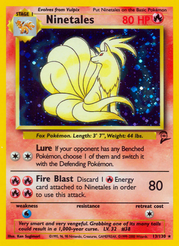 Ninetales (13/130) [Base Set 2]