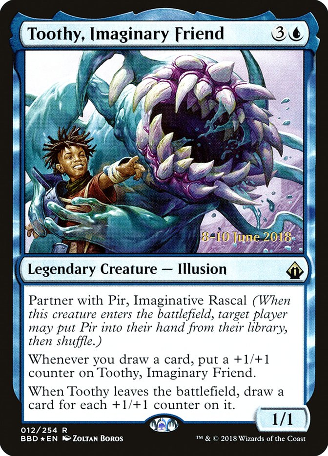 Toothy, Imaginary Friend  [Battlebond Prerelease Promos]