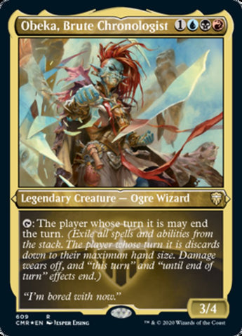 Obeka, Brute Chronologist [Commander Legends Etched]