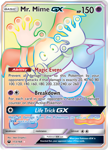 Mr. Mime GX (173/168) [Sun & Moon: Celestial Storm]