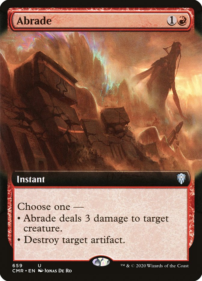 Abrade (Extended) [Commander Legends Extended]