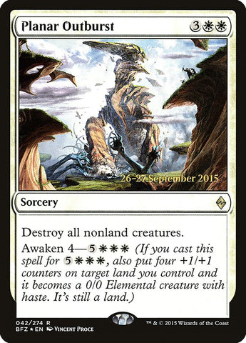 Planar Outburst  [Battle for Zendikar Prerelease Promos]