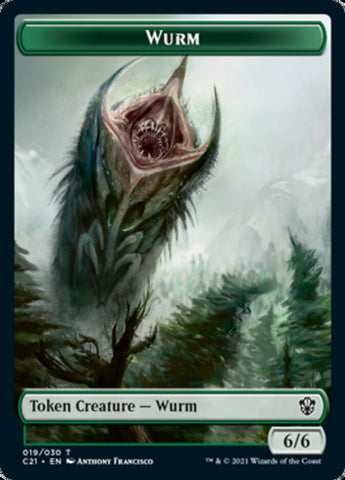 Wurm // Kraken Token [Commander 2021 Tokens]