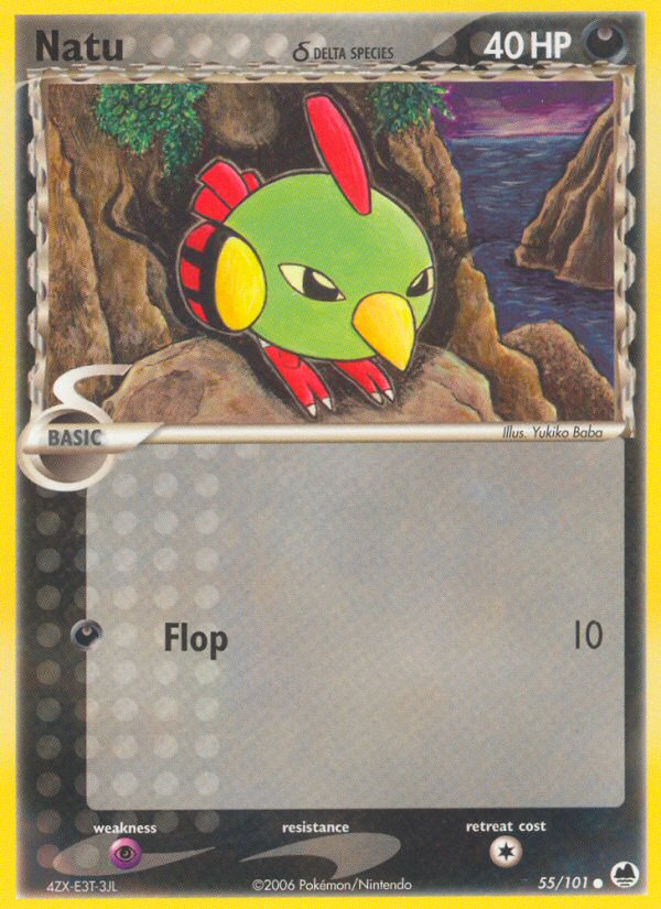 Natu (55/101) (Delta Species) [EX: Dragon Frontiers]