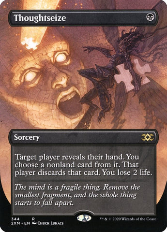 Thoughtseize (Toppers) [Double Masters Extended Art]