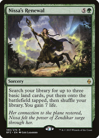 Nissa's Renewal [Battle for Zendikar]