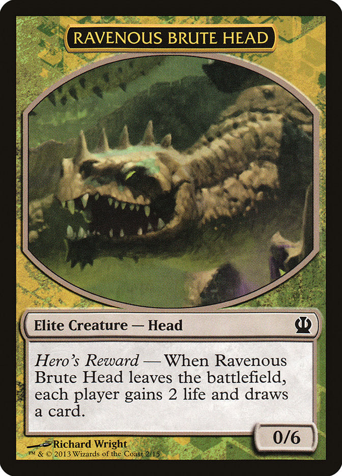 Ravenous Brute Head [Theros Hero's Path]