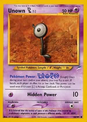 Unown [L] (86/105) [Neo Destiny Unlimited]