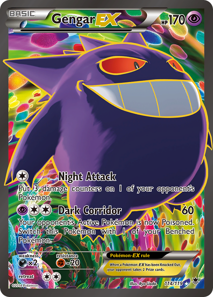 Gengar EX (114/119) [XY: Phantom Forces]