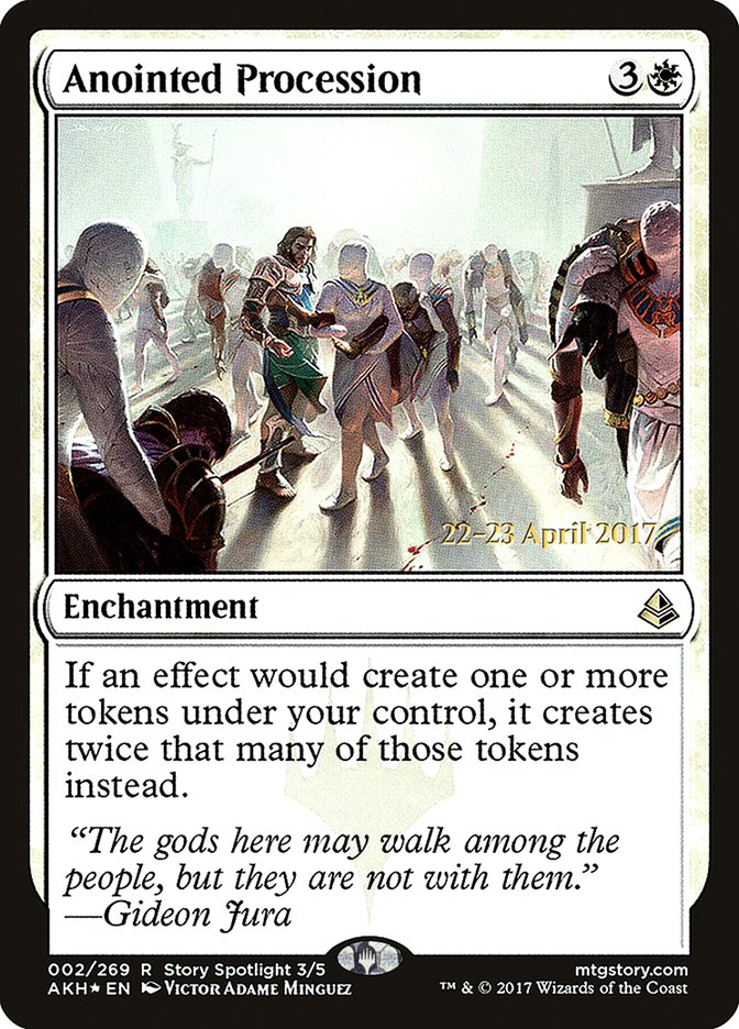 Anointed Procession  [Amonkhet Prerelease Promos]