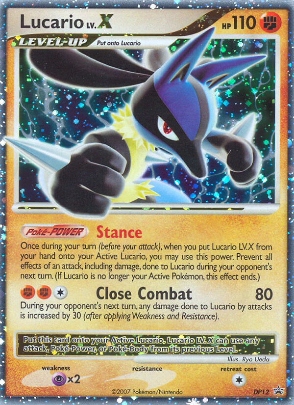 Lucario LV.X (DP12) [Diamond & Pearl: Black Star Promos]