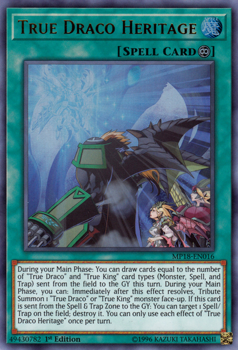 True Draco Heritage [MP18-EN016] Ultra Rare