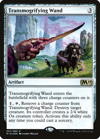 Transmogrifying Wand  [Core Set 2019 Prerelease Promos]