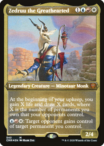 Zedruu the Greathearted [Commander Legends Etched]