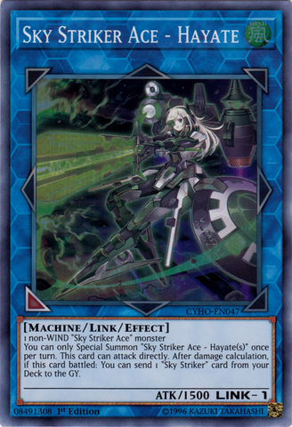 Sky Striker Ace - Hayate [CYHO-EN047] Super Rare