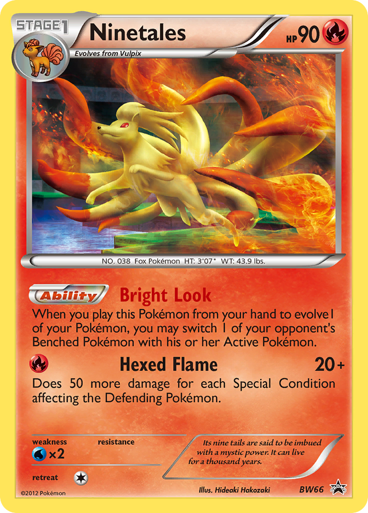 Ninetales (BW66) [Black & White: Black Star Promos]