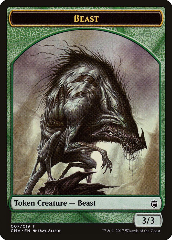 Beast (007/019) [Commander Anthology Tokens]