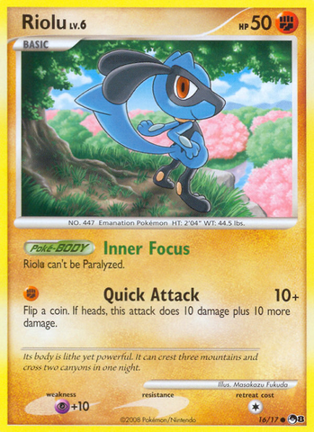 Riolu (16/17) [POP Series 8]