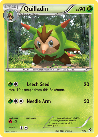 Quilladin (4/39) [XY: Kalos Starter Set]