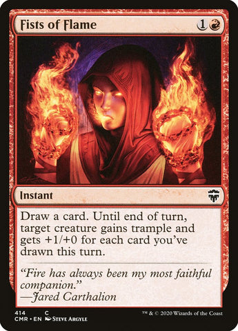 Fists of Flame [Commander Legends Commander Deck]
