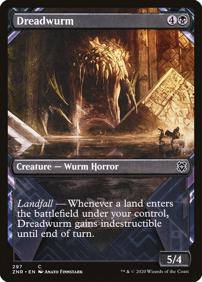 Dreadwurm (Showcase) [Zendikar Rising Extended Art]
