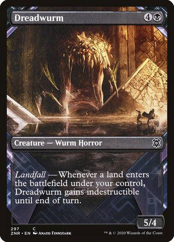 Dreadwurm (Showcase) [Zendikar Rising Extended Art]