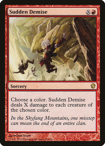 Sudden Demise [Commander 2013]