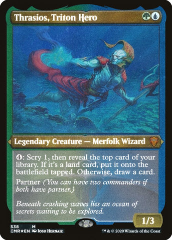 Thrasios, Triton Hero [Commander Legends Etched]