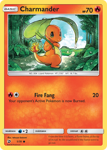 Charmander (1/70) [Sun & Moon: Dragon Majesty]