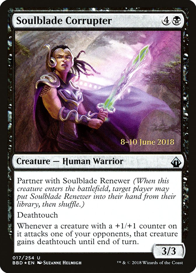 Soulblade Corrupter  [Battlebond Prerelease Promos]