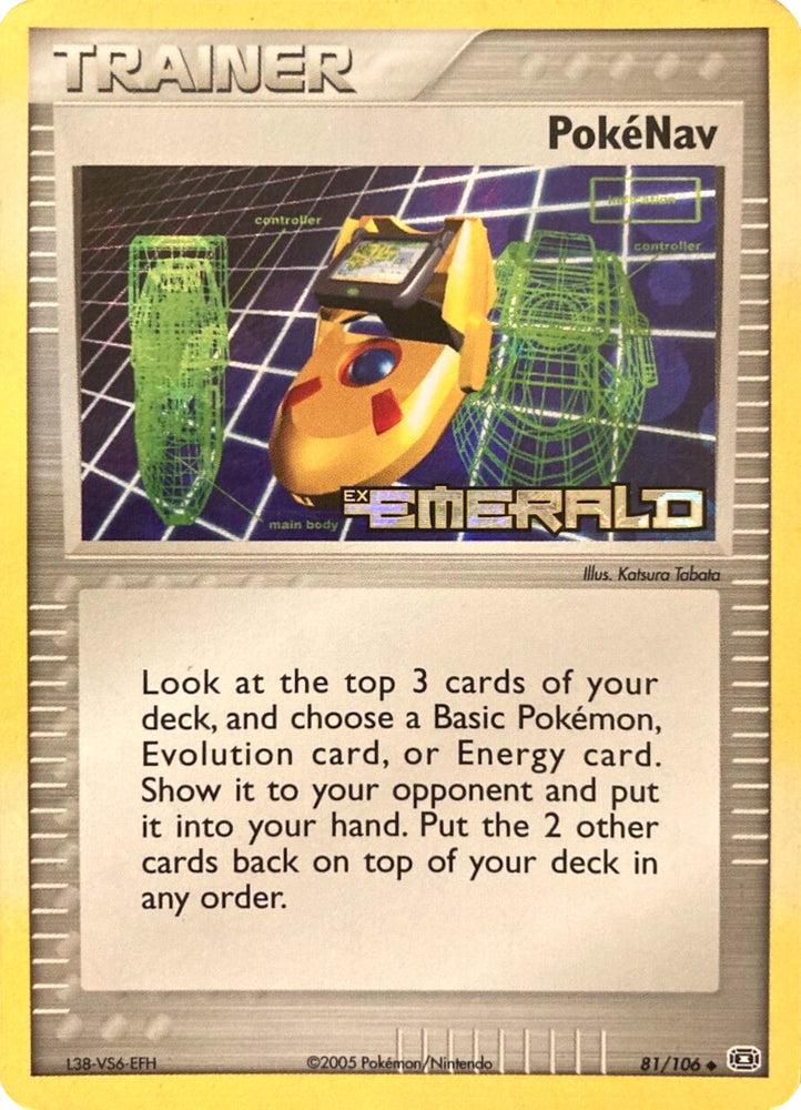 PokeNav (81/106) (Stamped) [EX: Emerald]