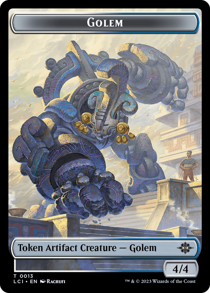 Map // Golem Double-Sided Token [The Lost Caverns of Ixalan Tokens]