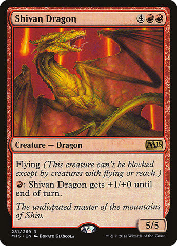 Shivan Dragon [Magic 2015]