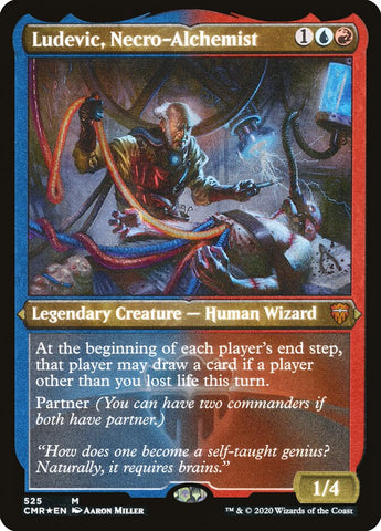 Ludevic, Necro-Alchemist [Commander Legends Etched]