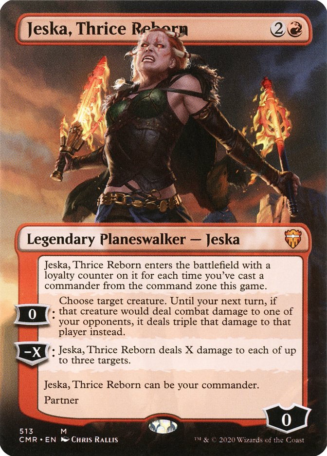 Jeska, Thrice Reborn (Borderless) [Commander Legends Borderless]