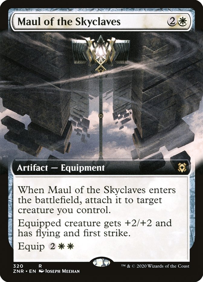 Maul of the Skyclaves (Extended) [Zendikar Rising Extended Art]