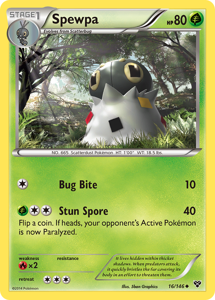 Spewpa (16/146) [XY: Base Set]