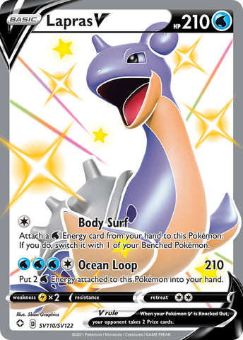 Lapras V (SV110/SV122) [Sword & Shield: Shining Fates]