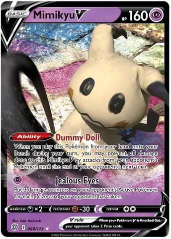 Mimikyu V (068/172) [Sword & Shield: Brilliant Stars]