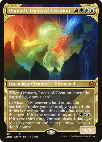 Omnath, Locus of Creation (Showcase) [Zendikar Rising Extended Art]