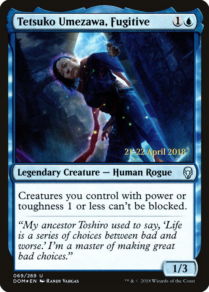 Tetsuko Umezawa, Fugitive  [Dominaria Prerelease Promos]