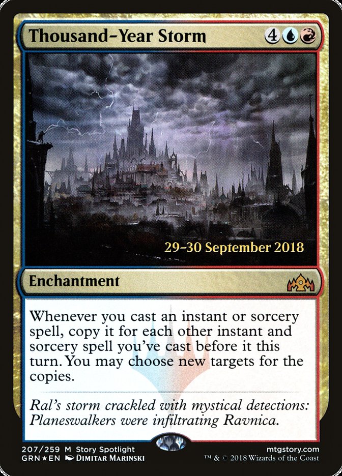 Thousand-Year Storm  [Guilds of Ravnica Prerelease Promos]