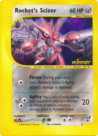 Rocket's Scizor (4) (Jumbo Card) [Best of Promos]