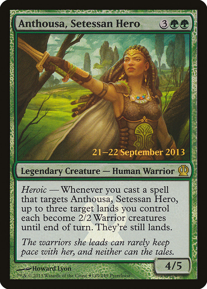 Anthousa, Setessan Hero  [Theros Prerelease Promos]